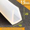 Silicone U-Shaped High-Temperature Waterproof Translucent Sealing and Decorative Strip for Fiberglass Edge Banding and Anti-Collision.