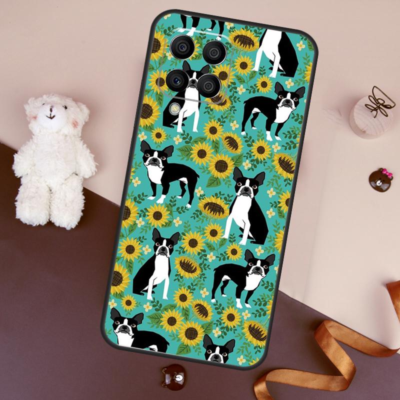 Boston Terrier Dog Case For Samsung Galaxy M32 M52 M14 M54 M13 M33 M53 M56 M36 M16 M31 M11 M12 M35 M55 M15 M06
