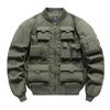 Bomber Jacket Men's Retro Baseball Uniform Multi-pocket Work Jacket Functional Jacket Three-proof Assault Top