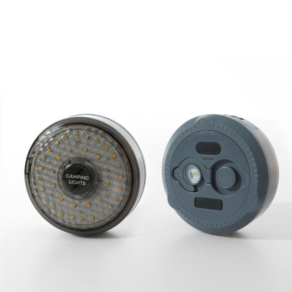 Plastic Texture Camping String Lights USB Rechargeable Retractable Camping Light Yard Garden