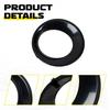 Fit BMW E83 X3 LCI 07-10 Front Fog Light Lamp Cover Ring Black Trim Grill LR 2PC