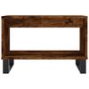 Coffee Table Smoked Oak Finish 60 X 50 X 40 Cm Engineered Wood