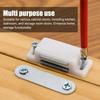 5-10set Magnetic Furniture Cabinet Locks Latch with Screws Door Cupboard Closer Hardware Plastic Strong Powerful Locking