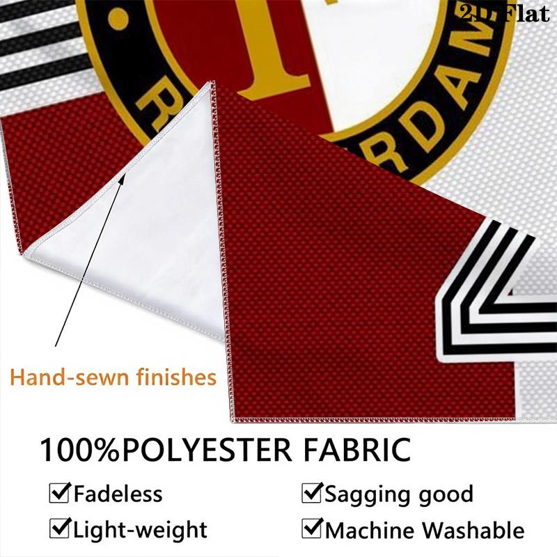 Feyenoord Wandkleed Esthetisch Wandkleed Bedrukt Stof Deken Decoratieve Wandkleden voor Slaapkamer Woonkamer Huisdecoratie