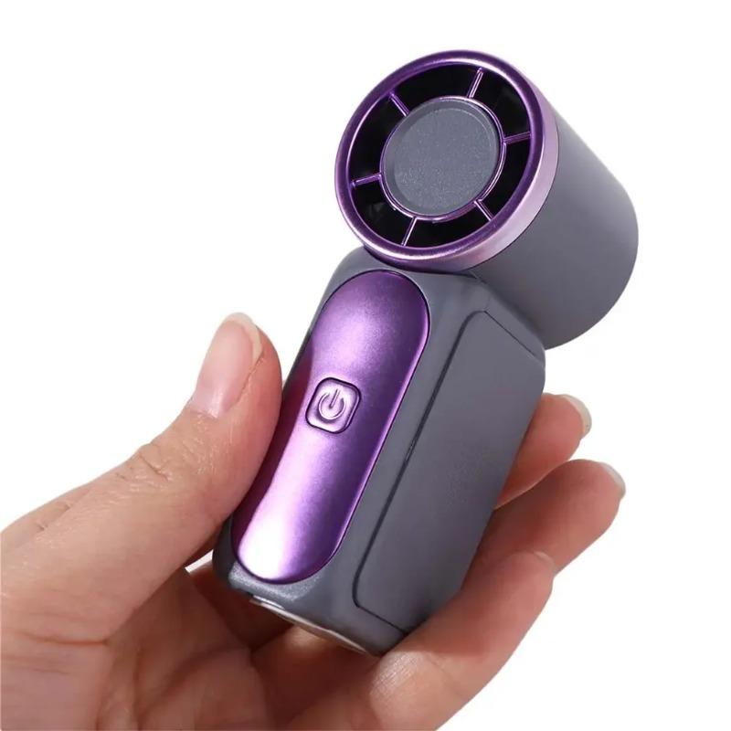 Portable Mini Handheld Fan USB Rechargeable Personal Cooling Fan with Adjustable Strong Wind for Outdoor Travel Office Home Use