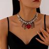 Multi Layered Tassel Necklace Punk Style Hyperbole Vintage Chokers  Beach