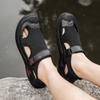 Fashion Summer 2025 Men's Outdoor Breathable Hollow Mesh Shoes Fashion Brand Men's Comfortable Water Wading Non Slip Soft Bottom Sandals