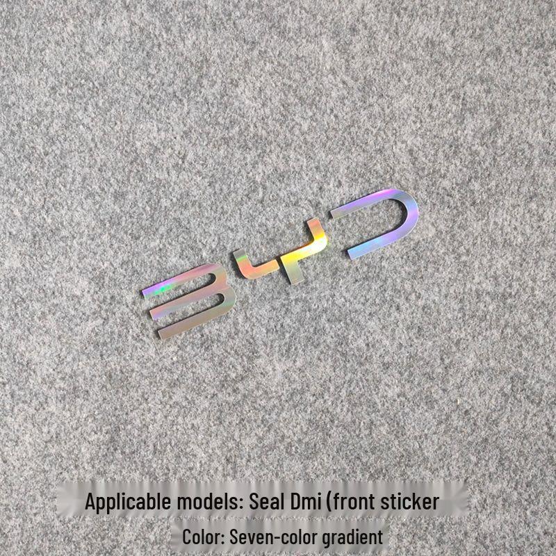 BYD Seal EV Car Logo Sticker for Color Change & Decoration (EVDMI 05, DMI 07, DMI 06, GT 06)