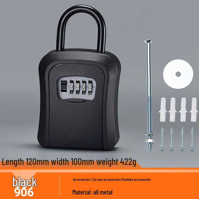 Anti-Theft Password Key Box for Doorway and Construction Site
