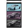 1/32 Scale Aston Martin DB12 GT Super Tourer V8 Super GT Alloy Miniature Car Diecast Metal Scale Model Car Sound and Light Kids Toy Car Vehicle Gifts