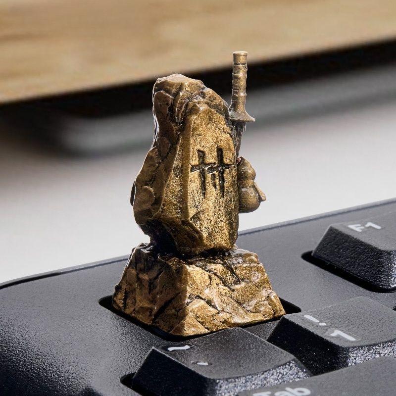 Yanyun Metal Keycaps, Boundary Stones, Keyboard Accessories, Game Merchandise, Retro Mechanical Keys, Creative Gifts