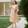 Baolianduo Chinese Style Summer A-Line Dress