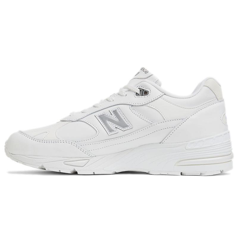 

New Balance 991 Made In England Triple White Sneakers M991TW 44