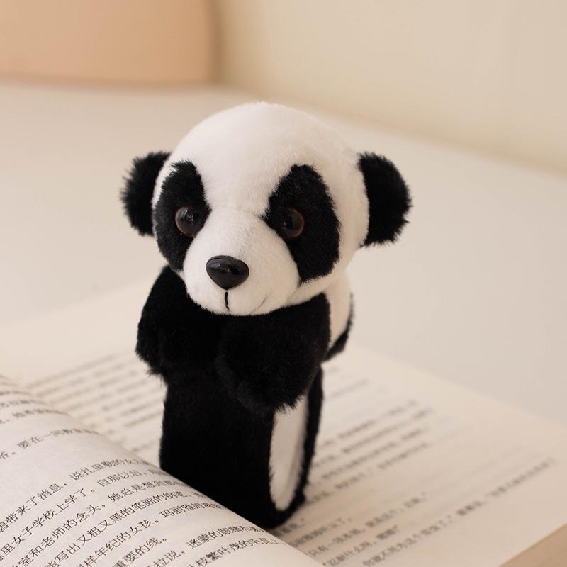 Tiger & Raccoon Plush Snap Band Bracelet - Cute Kids' Zoo Animal Wrist Accessory with Small Pendant