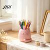 Multi-purpose Stationery Holder Pen Holder, Cartoon Cat Shape Desk Organizer, Smooth Surface Decorative Animal Shaped Pencil Cup for Pencils Gel Pens