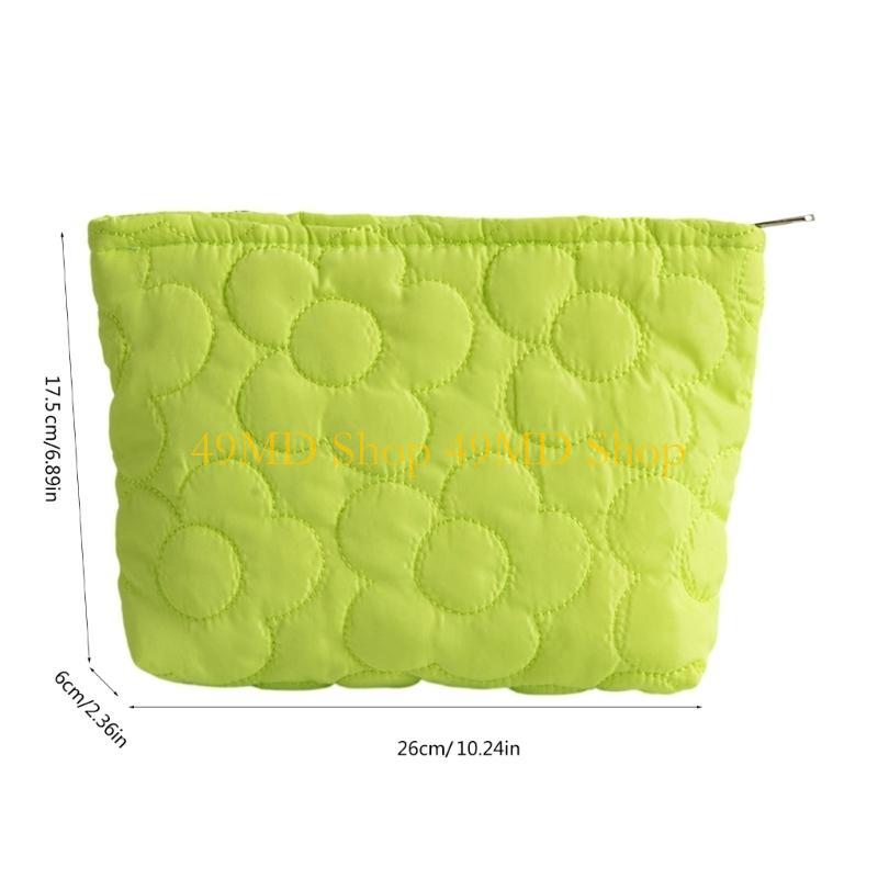49MD Large Capacity Travel Cosmetic Bag Nylon akeup Bags Toiletry Pouches Perfect for Storing Cosmetics and Brushes