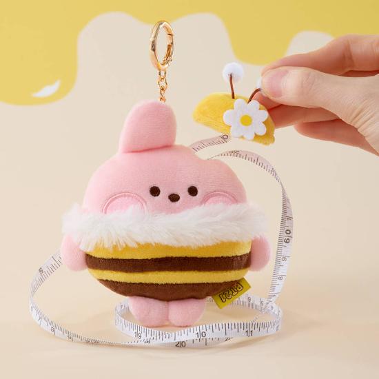 BT21 Edice včela medonosná minini Krejčovský metr Plyšový klíčenka