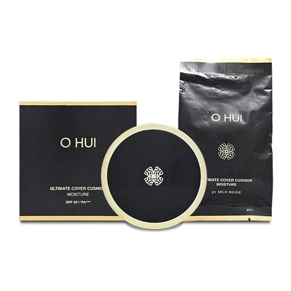 Оху Ultimate Cover Cushion Moisture (Основной продукт + пополнение) 01 Milk Beige