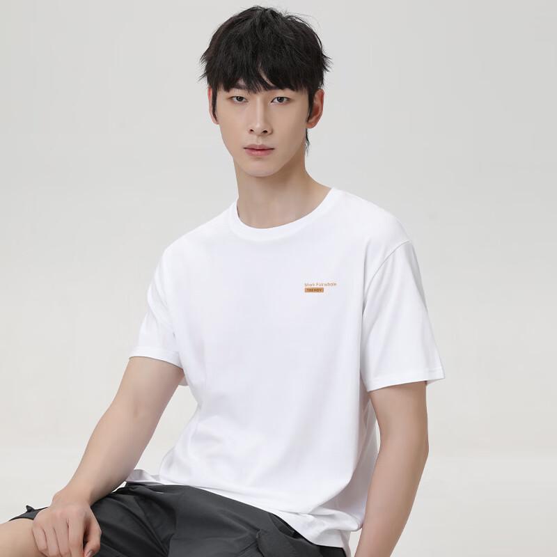 Mark Fairwhale Men's Spring/Summer Round Neck Pure Cotton T-Shirt