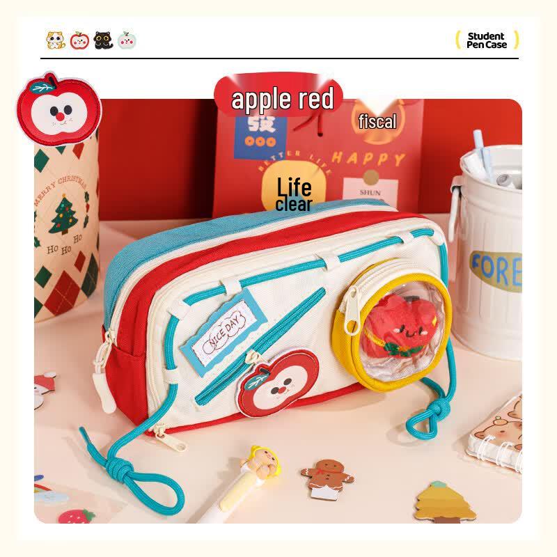 Tianse Large Capacity Student Pencil Bag Single Pack