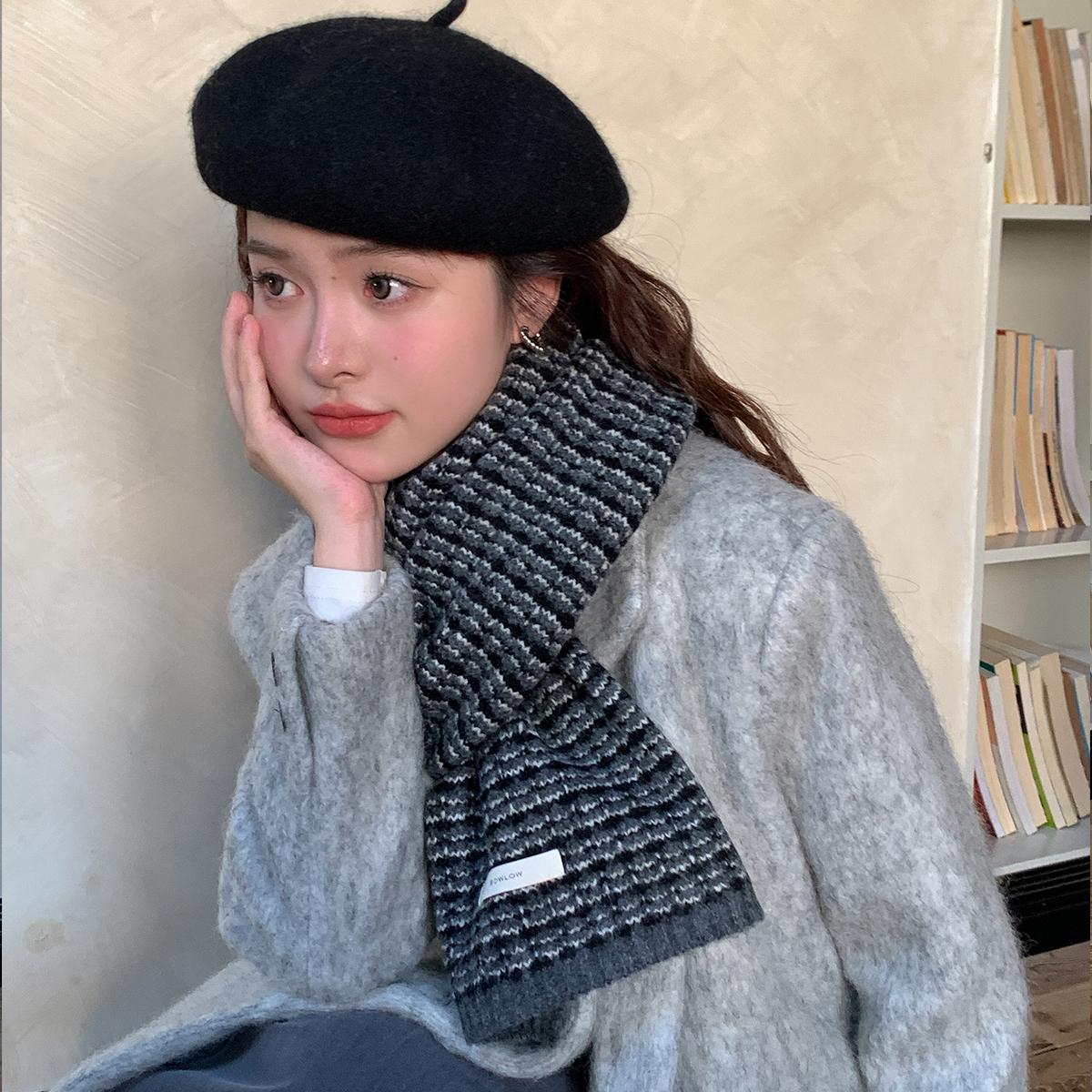 

Шарф с кисточками из искусственного кашемира New Atmosphere для женщин на осень и зиму, с утолщенным бархатом и теплым воротником 30*175cm