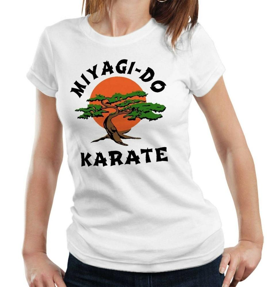 MiyagiDo Karate Tshirt Semi Fitted Ladies Cobra Kai Karate Kid 80s Movie TV S