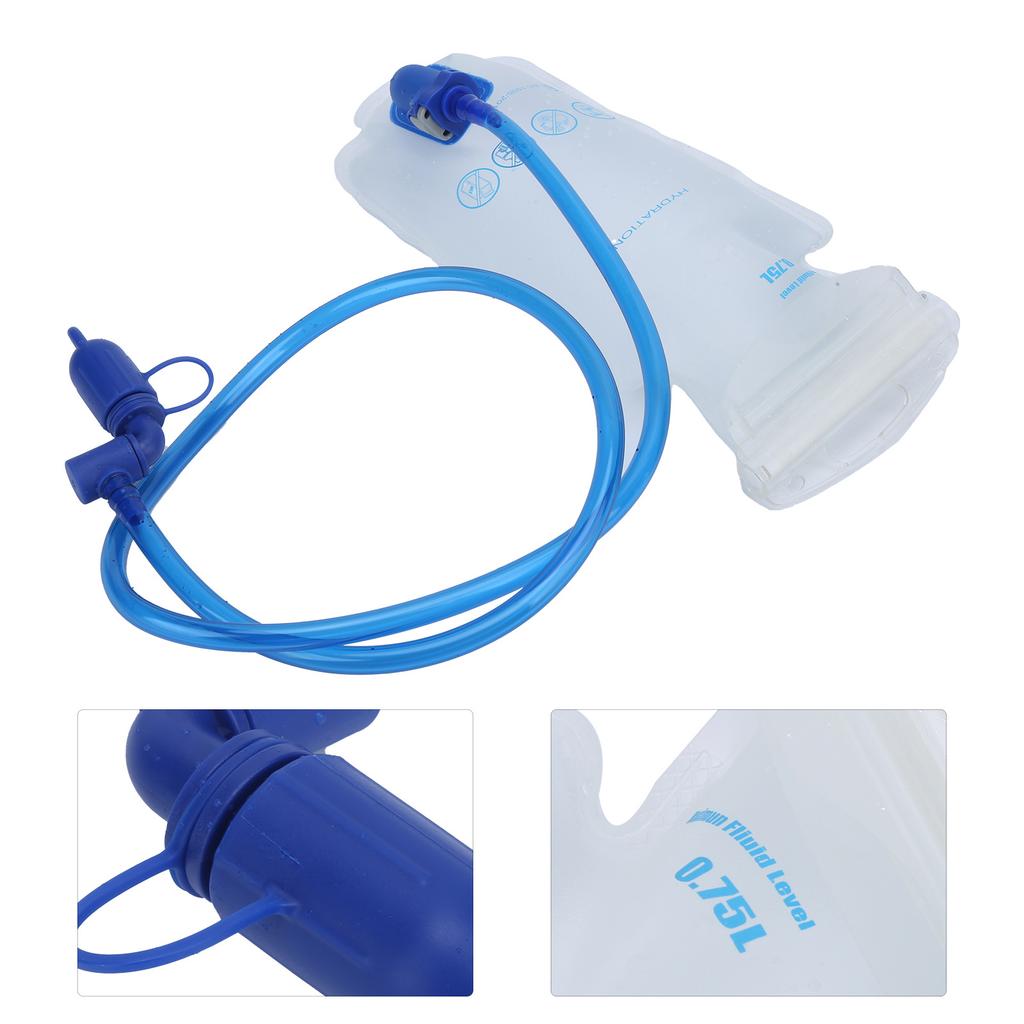 AFISHTOUR Trinkblase 750ML Wasserblase Auslaufsicher Wasserreservoir Trinkrucksack für