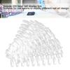 200pcs False Nail Tips Transparent Nail Art Color Style Display Tips Nail Art Supplies