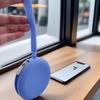 Waterproof Silicone Round Coin Purse - Earphone, Cable & Lipstick Storage Bag with Portable Zipper Key Holder