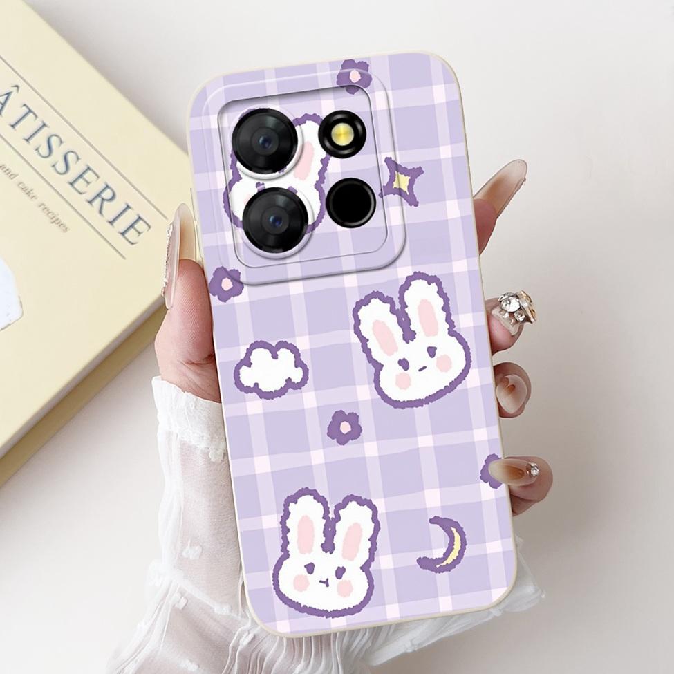 For ITEL A60s A662LM Case For ITEL A60 Cover Silicone Luxury Fashion Flowers Kawaii Girl Cute Shockproof Phone Case Bumper