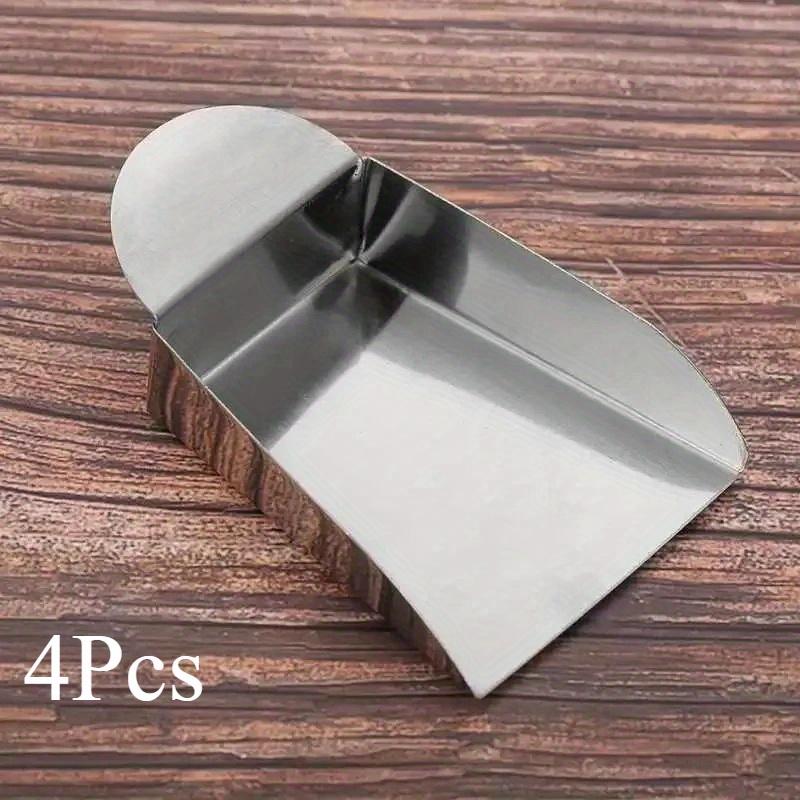 

4Pcs Jewelry Shovel Jewelry Scoop for Pearls Gemstones Beads Scoop Steel Otolith Shovel Tools with Plate Handle Jewelry Tools 4Pcs