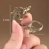 Retro Messing Tierkreiszeichen Drache Kleine Statue Schreibtischornament Chinesische Fabelwesen Figuren Retro Haus Feng Shui Dekorationen Handwerk