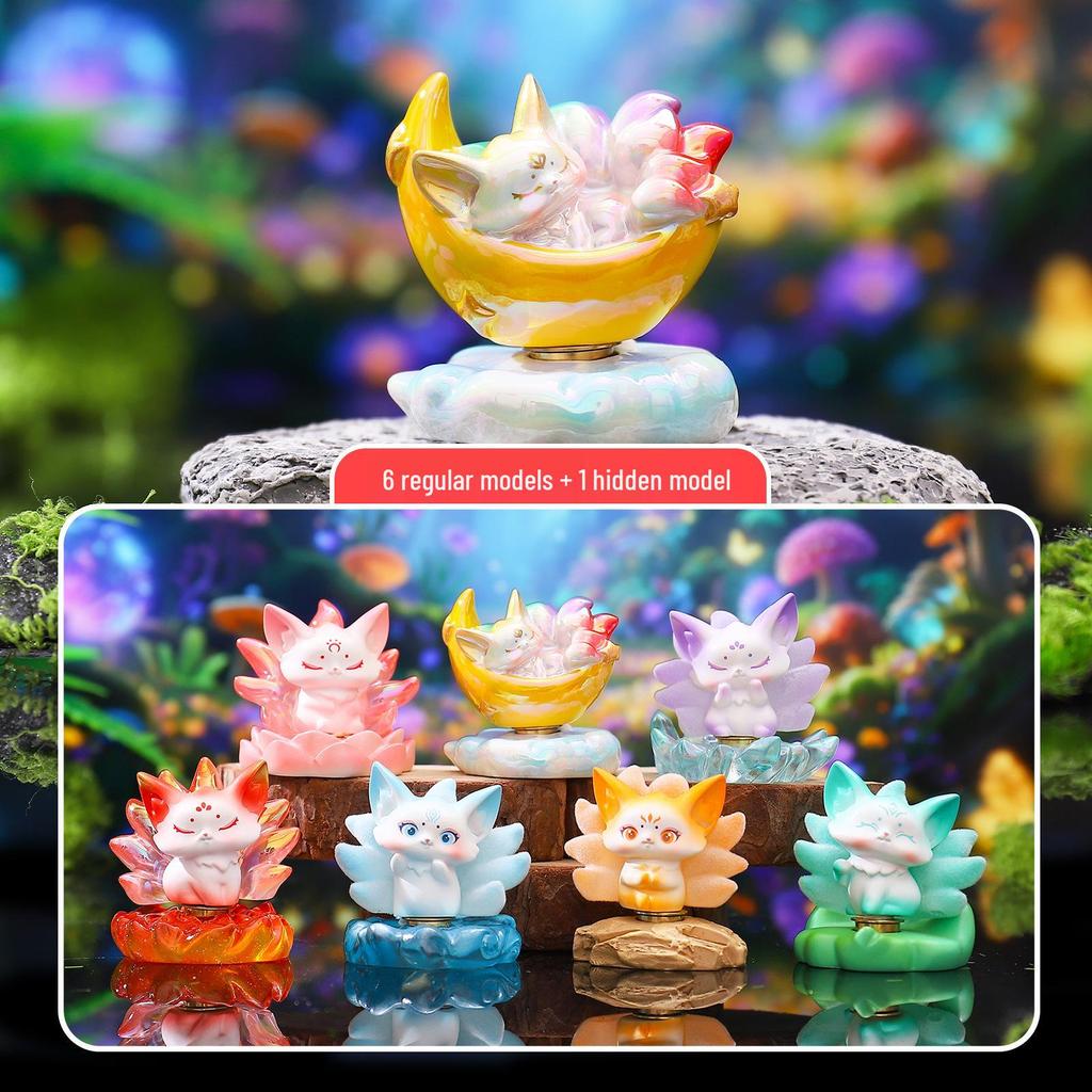Guochao Hanfu Girl Figurine: Spring Breeze Blind Box Collectible – Dreamy Decor & Gift