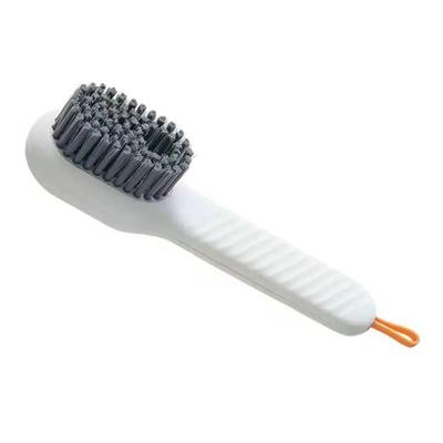 Liquid Shoe Cleaning Brush Multifunctional Handle Soft Laundry Scrub Brush Automatic Liquid Adding Brush for Bathroom