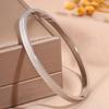 Hot-selling titanium steel bracelet, girls' high-end sense of fashion, popular light luxury in Europe and the United States, Gypsy star love diamond 