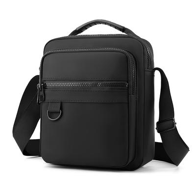 1 Multi-layer Shoulder Bag, Unisex Business Bag, Daily Commuting Bag, Mobile Phone Bag, Men's Crossbody Bag