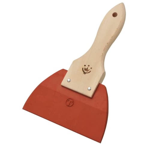 Handy Crown Handled Rubber Spatula, Red, Large, 125mm