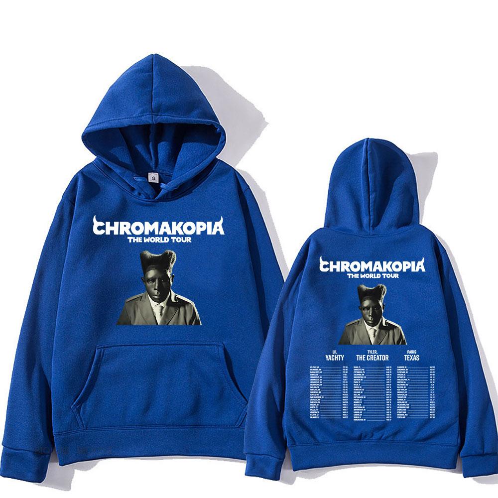 Chromakopia The World Tour 2025 Hoodies Rapper Tylerr The Creator Printing Sweatshirts for Winter Unisex Hoody