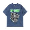 275 GSM Washed T-shirts 100% Cotton Spy x Family V5 Anya Print Unisex Heavy Cotton T Shirt
