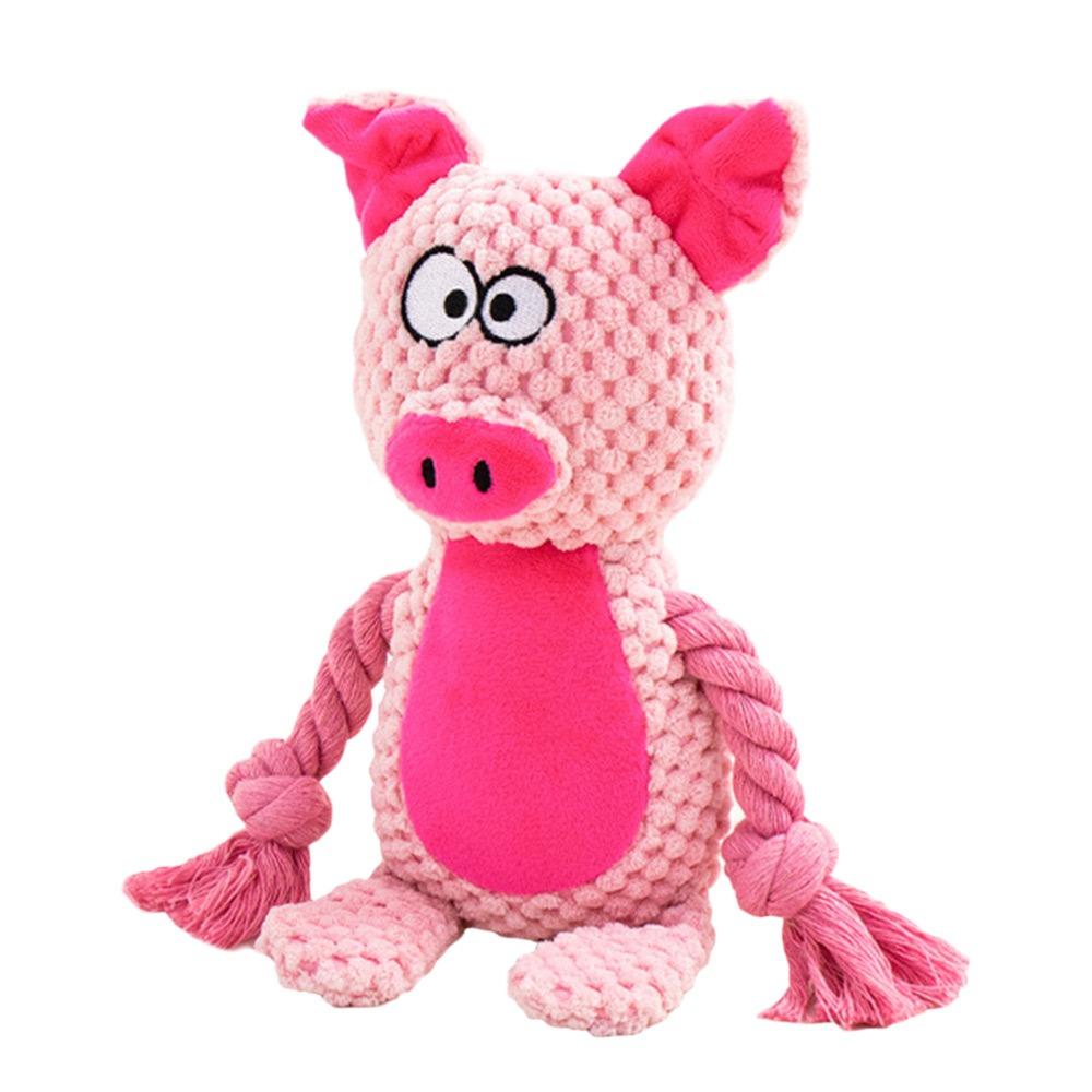 Plush Puppy Chew Toy Creative Squeaky Plush Dog Toys Funny Training Dog Accessories Dog