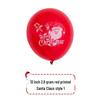 Set of 50 Christmas 12-Inch Latex Balloons: Santa & Tree Design for Party Decor
