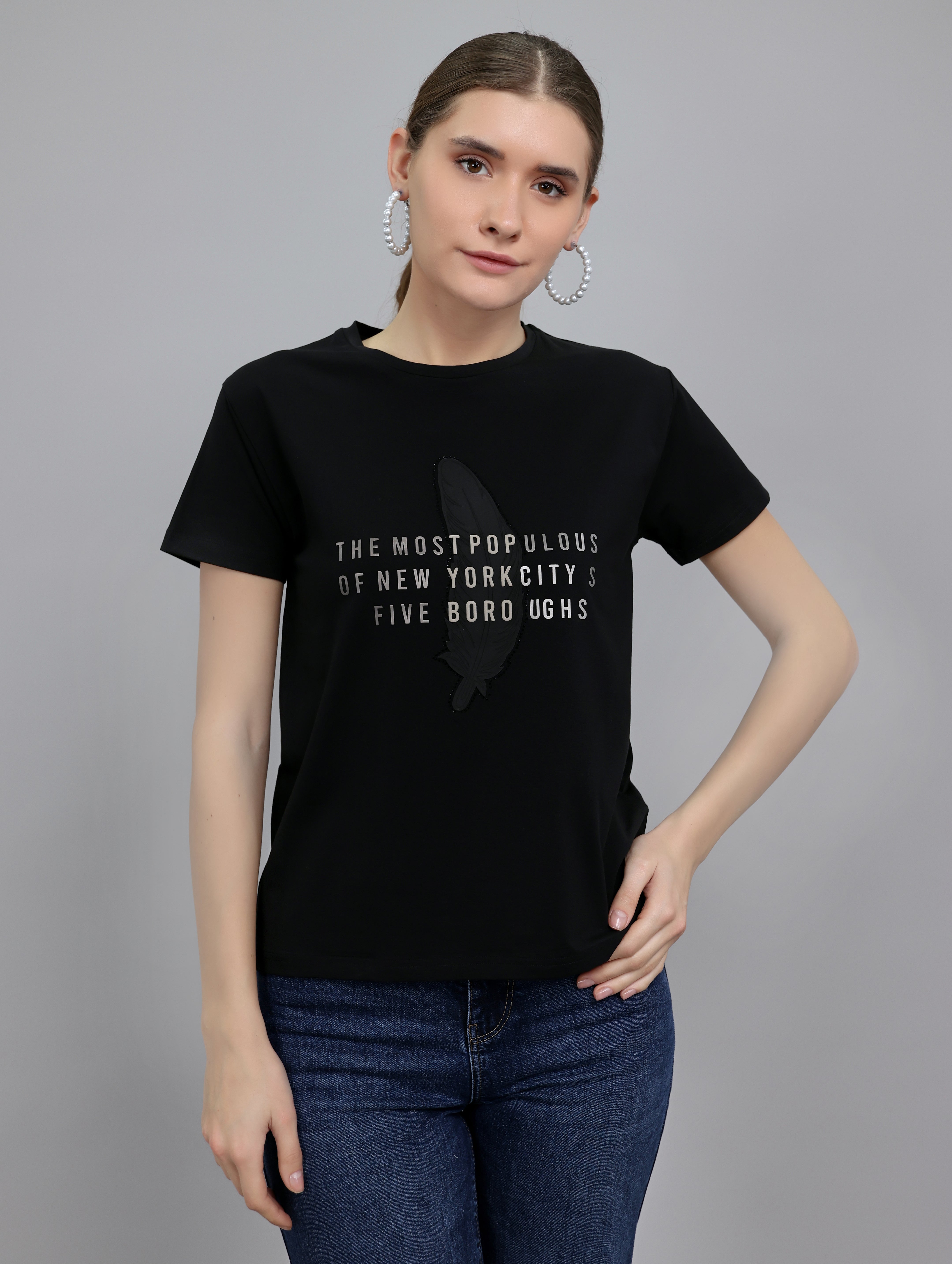 Monte Carlo Women Regular Fit Black Top S чёрный