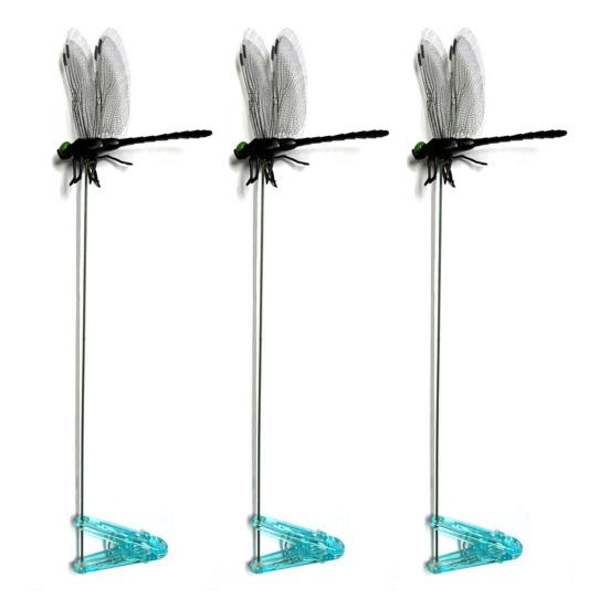 Dragonfly Clip for Insects Repellent 3D Artificial Dragonfly Hat Clip Clip-on Realistic Dragonfly for Outdoor Backyard Garden Decor