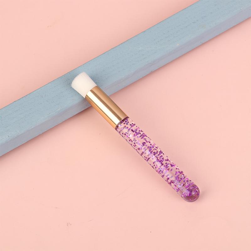 

1 шт. Профессиональный очиститель для наращивания ресниц, щеточка для чистки носа и лица фиолетовый