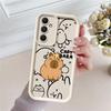 Capybara Cartoon Phone Case for Samsung Galaxy A14 A13 A15 A23 4G A34 A33 A53 A25 A24 A54 A73 A55 5G A11 Soft Cover