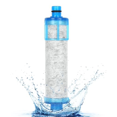 Absdefen Replacement Water Filter Cartridge for All-in-One Faucets, High Chlorine Removal, High-Performance Cartridge, Compact, Compatible with JF-21