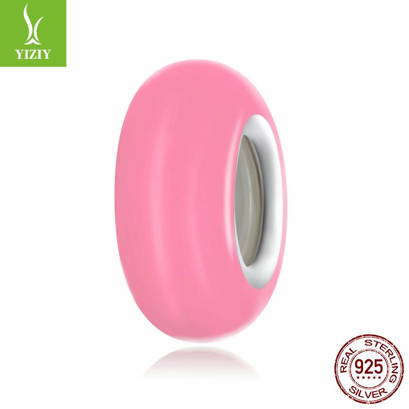 Mini 925 Silver Silicone Bracelet Positioning Beads Pendant Diy With Fun Bracelet Accessories