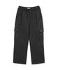 Ucla Unisex Daily Small Logo Jersey Overwide Fleece-Lined Cargo Pants [Black] (Ubalp38)