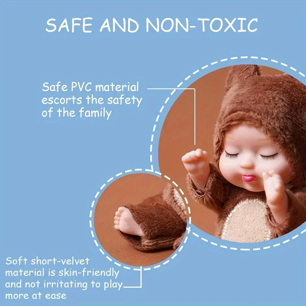 6pcs/set Baby Dolls, Pajama Fairy Baby Dolls Toy Figures Princess Doll Gift  Cute Animal Baby Doll - The Perfect Birthday