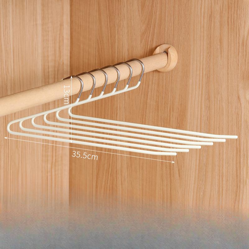 Household Goose-type Seamless Z-line Pants Rack Drying Pants Clothes Rack Hanging Pants Jacket Rack Pants Clip Wardrobe Storage Rack